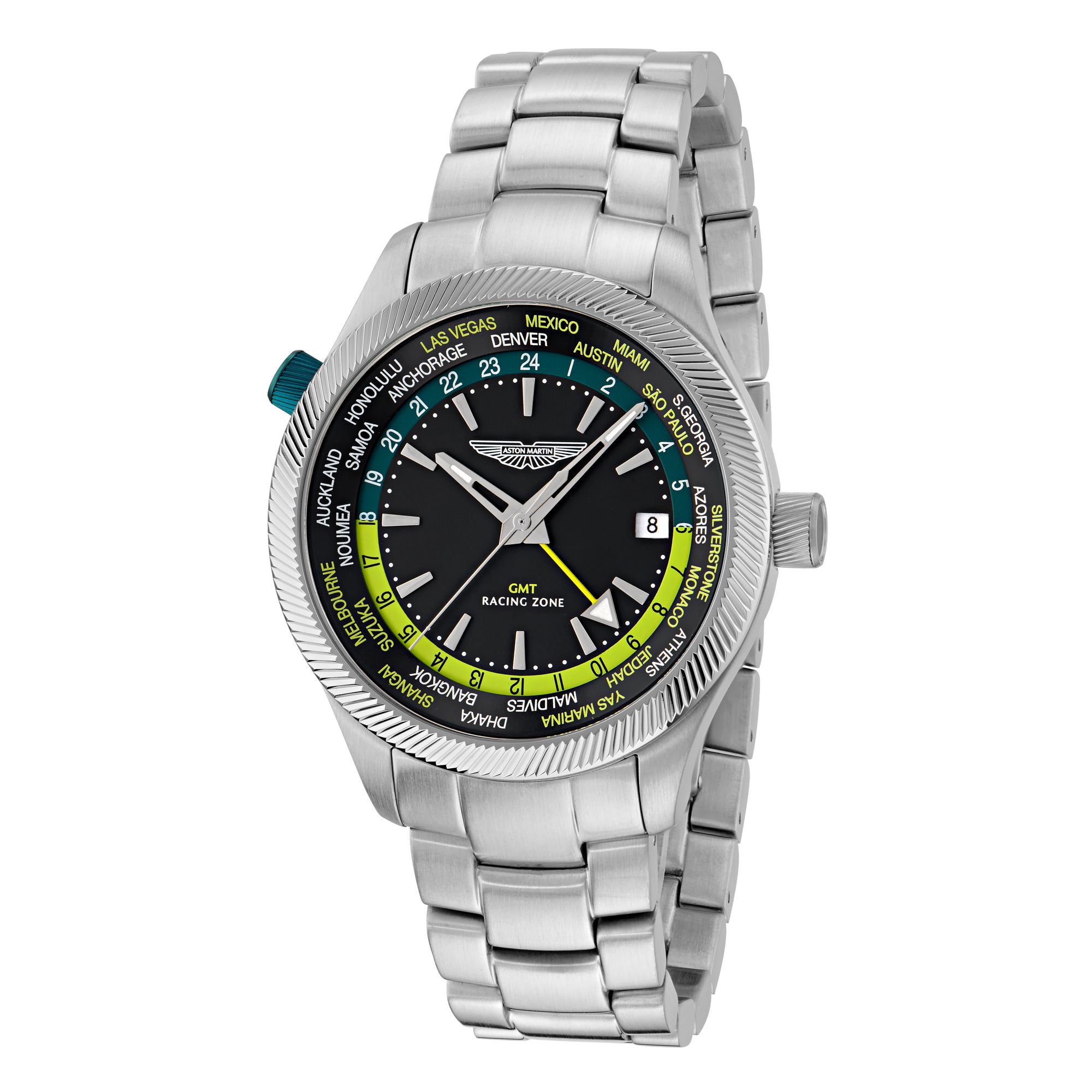 Aston Martin Black Round Dial Analog Men's Watch