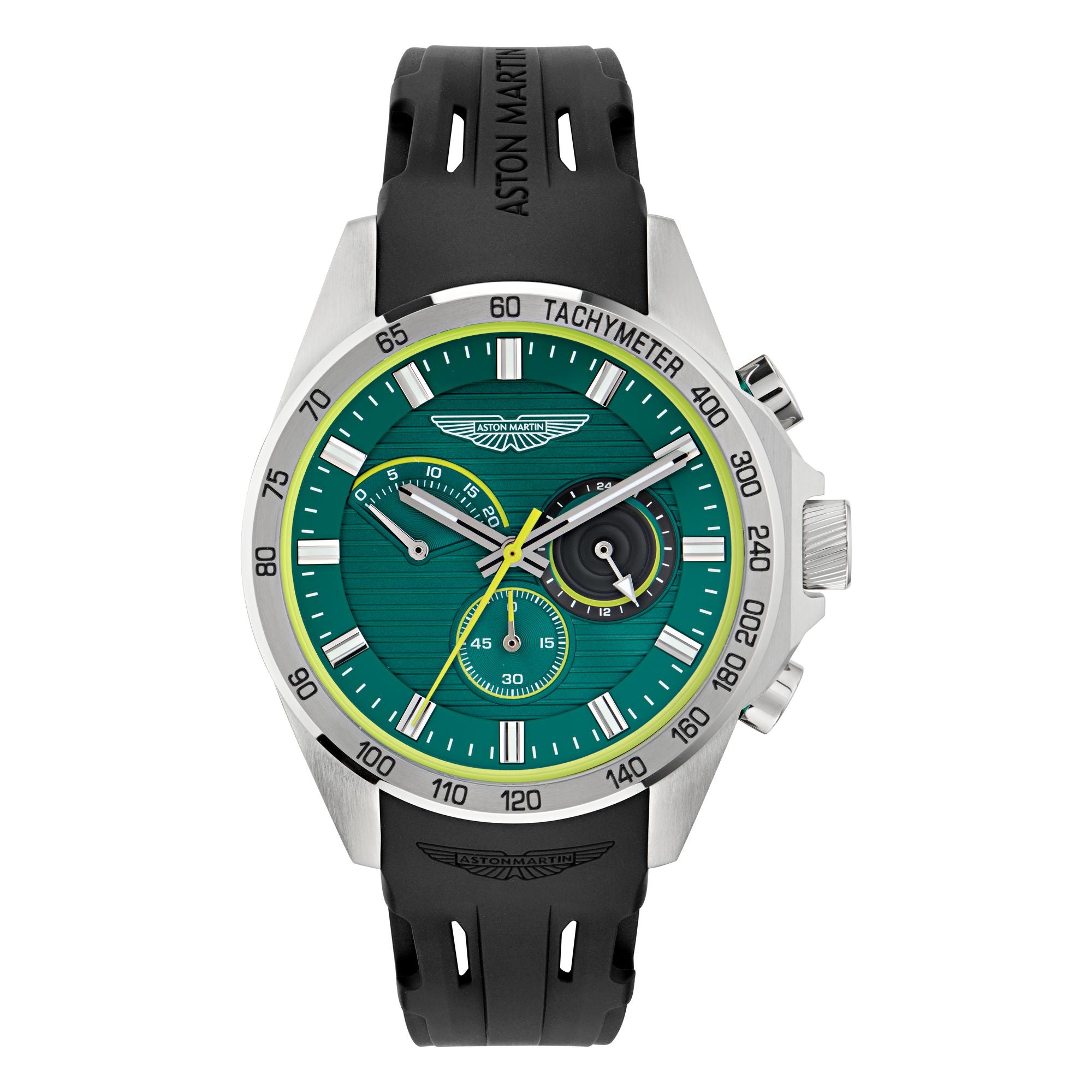 Aston Martin Green Round Dial Analog Men's Watch