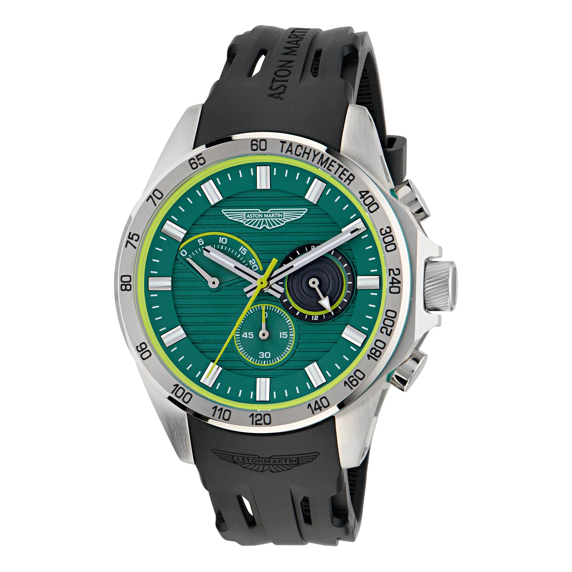 Aston Martin Green Round Dial Analog Men's Watch