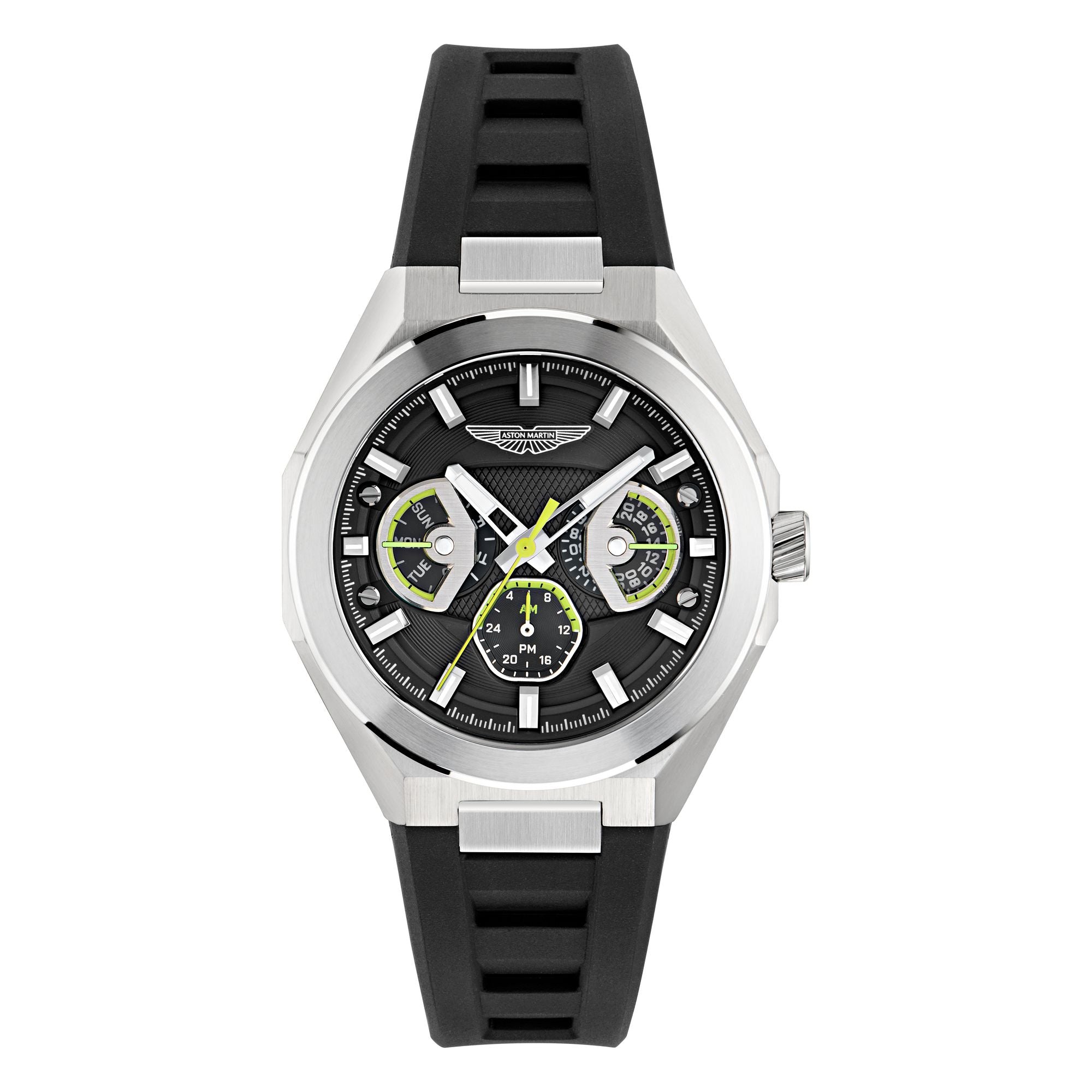 Aston Martin Black Octogonal Dial Analog Men's Watch