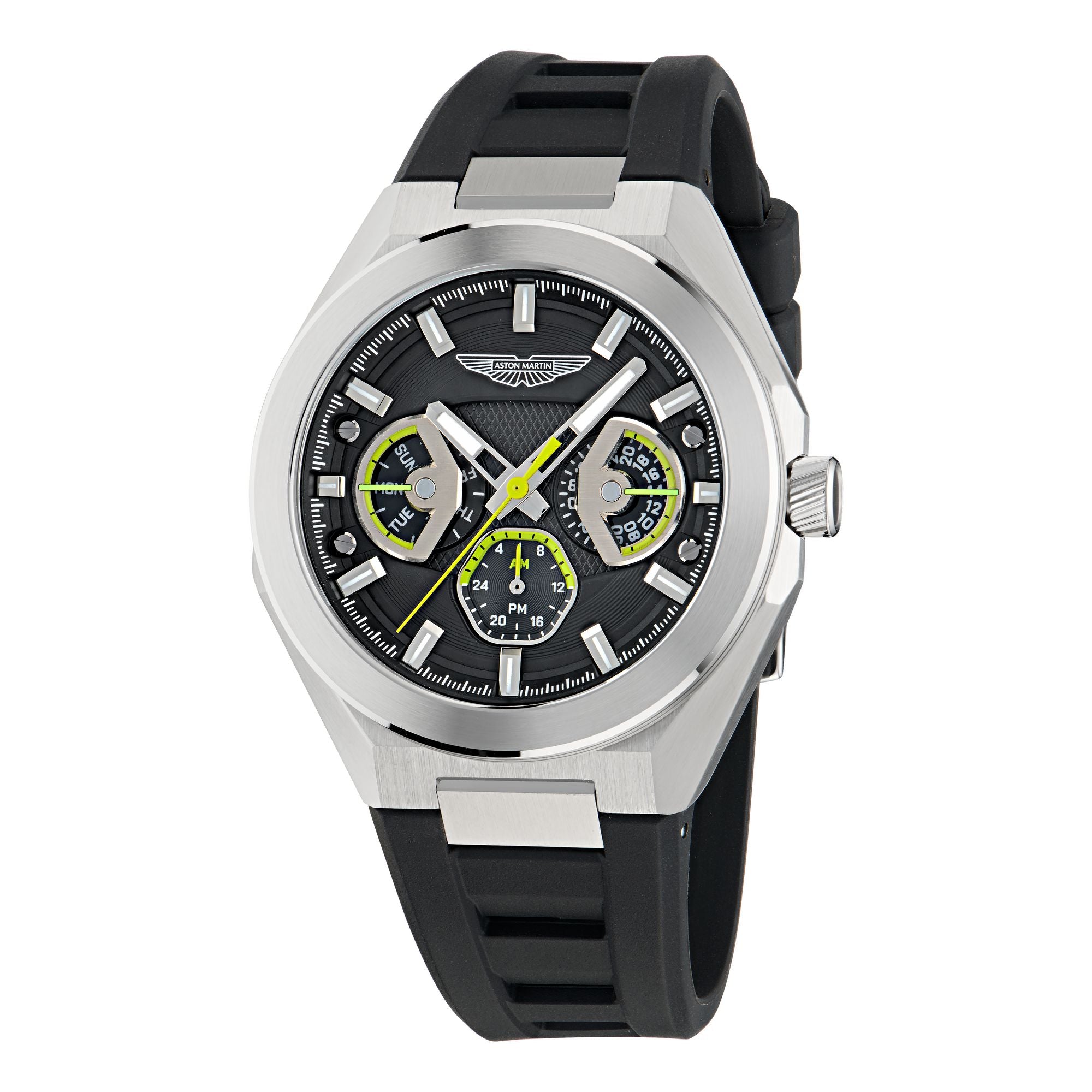 Aston Martin Black Octogonal Dial Analog Men's Watch