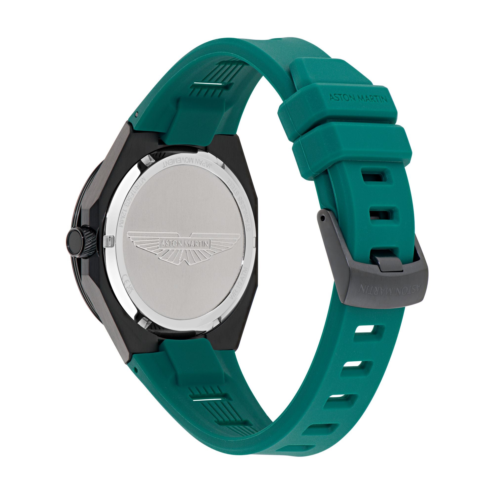 Aston Martin Green Octogonal Dial Analog Men's Watch
