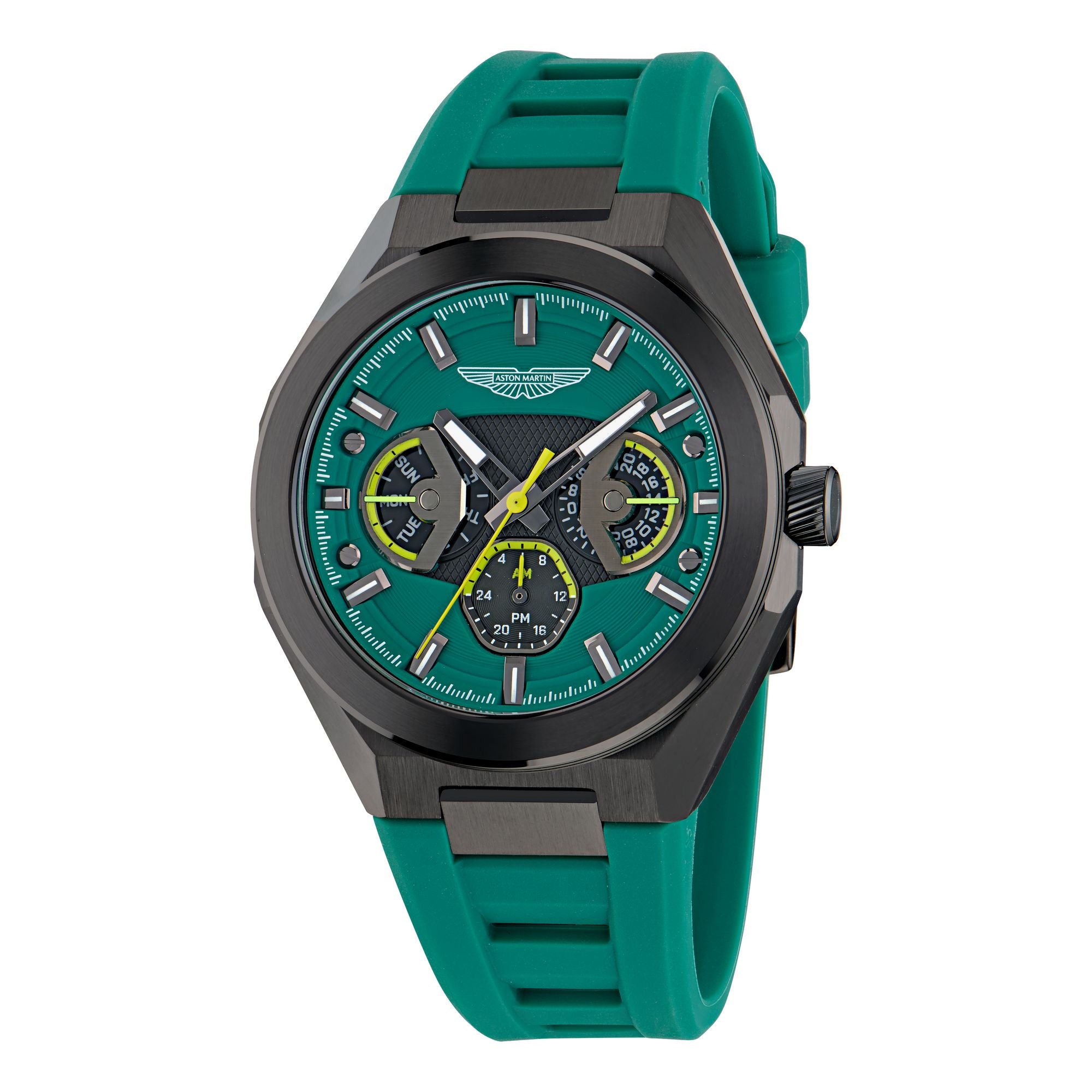 Aston Martin Green Octogonal Dial Analog Men's Watch Watch Aston Martin