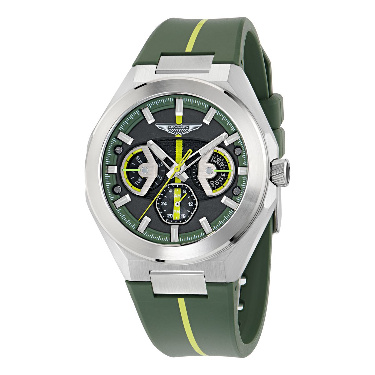 Aston Martin Round 42mm Green Dial Analog Men Watch - MTRI2S6013E