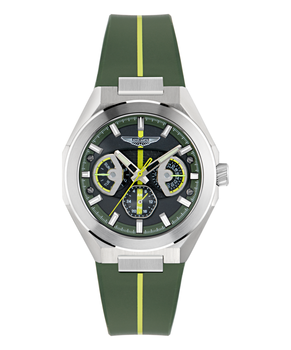Aston Martin Round 42mm Green Dial Analog Men Watch - MTRI2S6013E