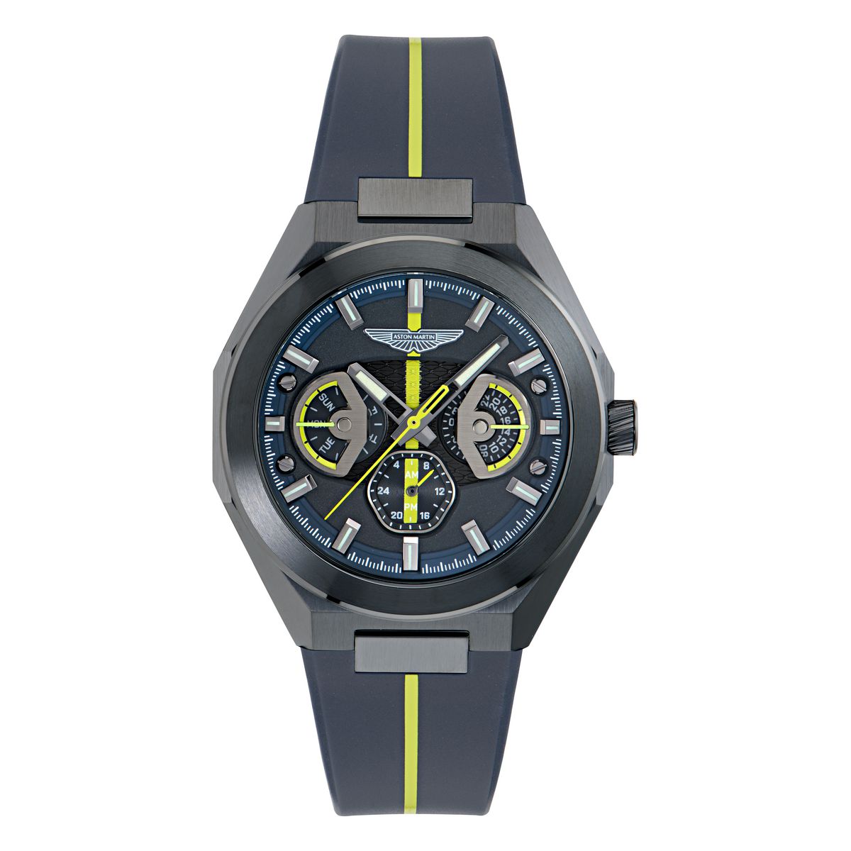 Aston Martin Round 42mm Blue Dial Analog Men Watch - MTRI2S6023E Watch Aston Martin
