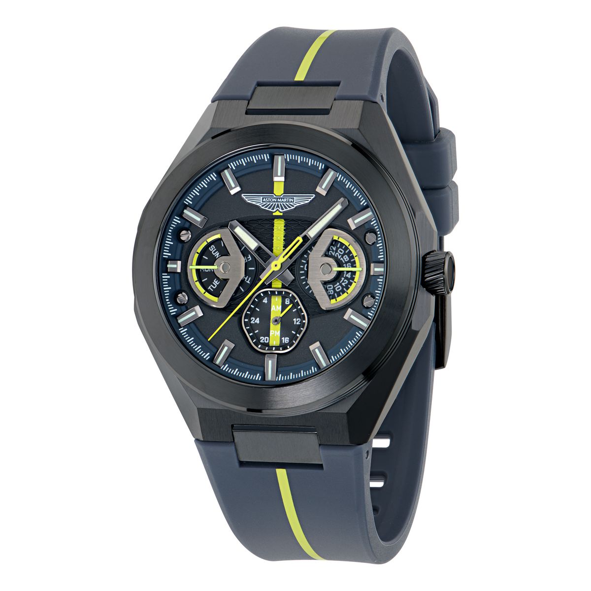 Aston Martin Round 42mm Blue Dial Analog Men Watch - MTRI2S6023E