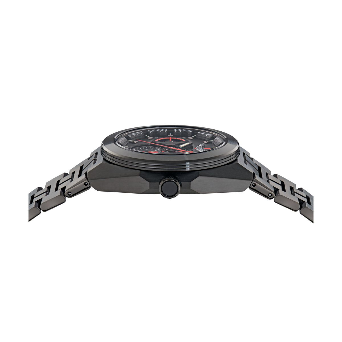 Aston Martin Round 42mm Black Dial Analog Men Watch - MTRI2S6053E
