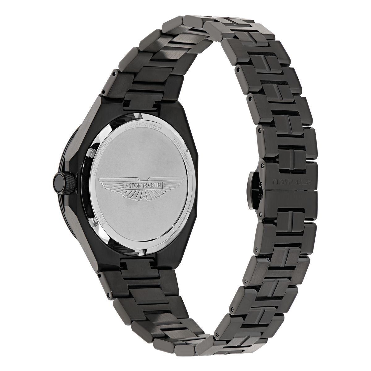 Aston Martin Round 42mm Black Dial Analog Men Watch - MTRI2S6053E