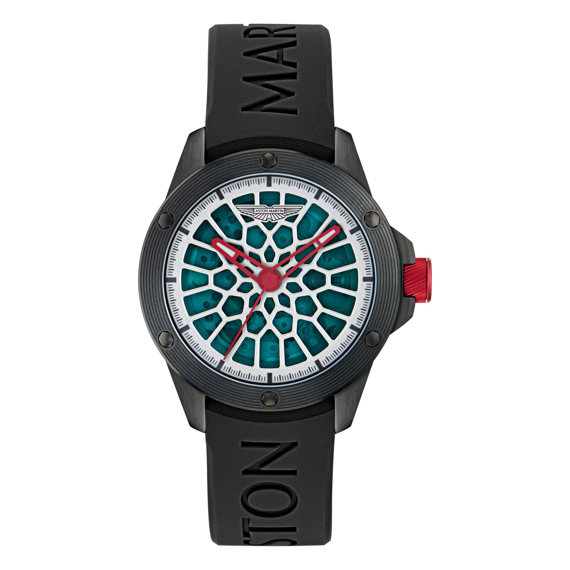 Aston Martin Green Round Dial Mechanical Automatic Men's Watch