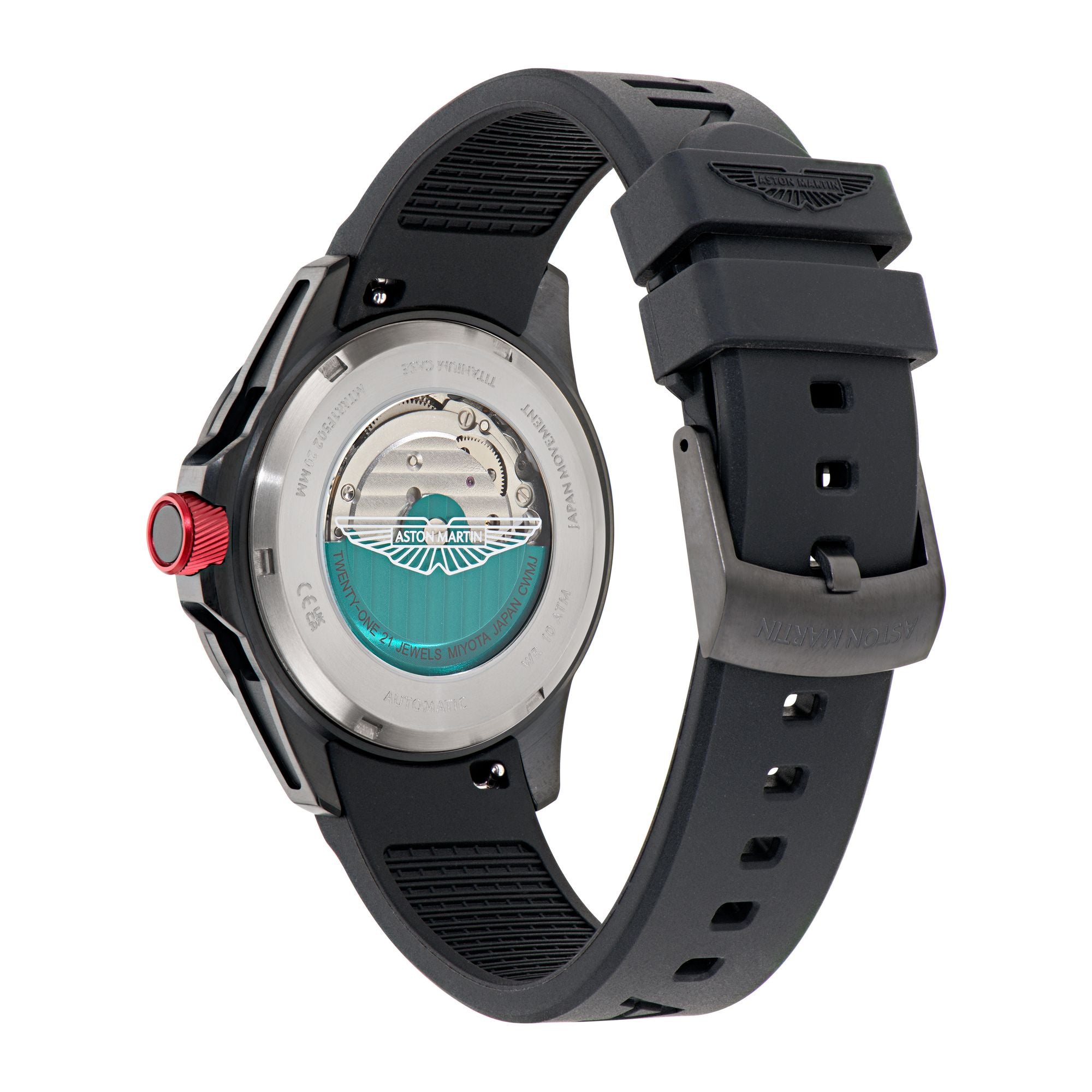 Aston Martin Green Round Dial Mechanical Automatic Men's Watch