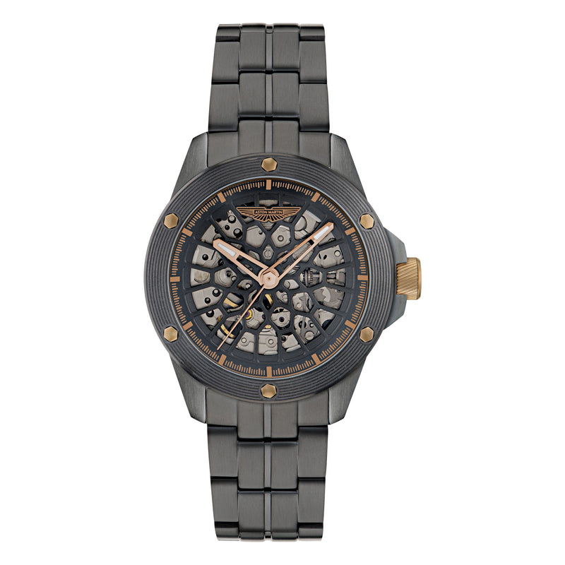 Aston Martin Black Round Dial Mechanical Automatic Men's Watch Watch Aston Martin