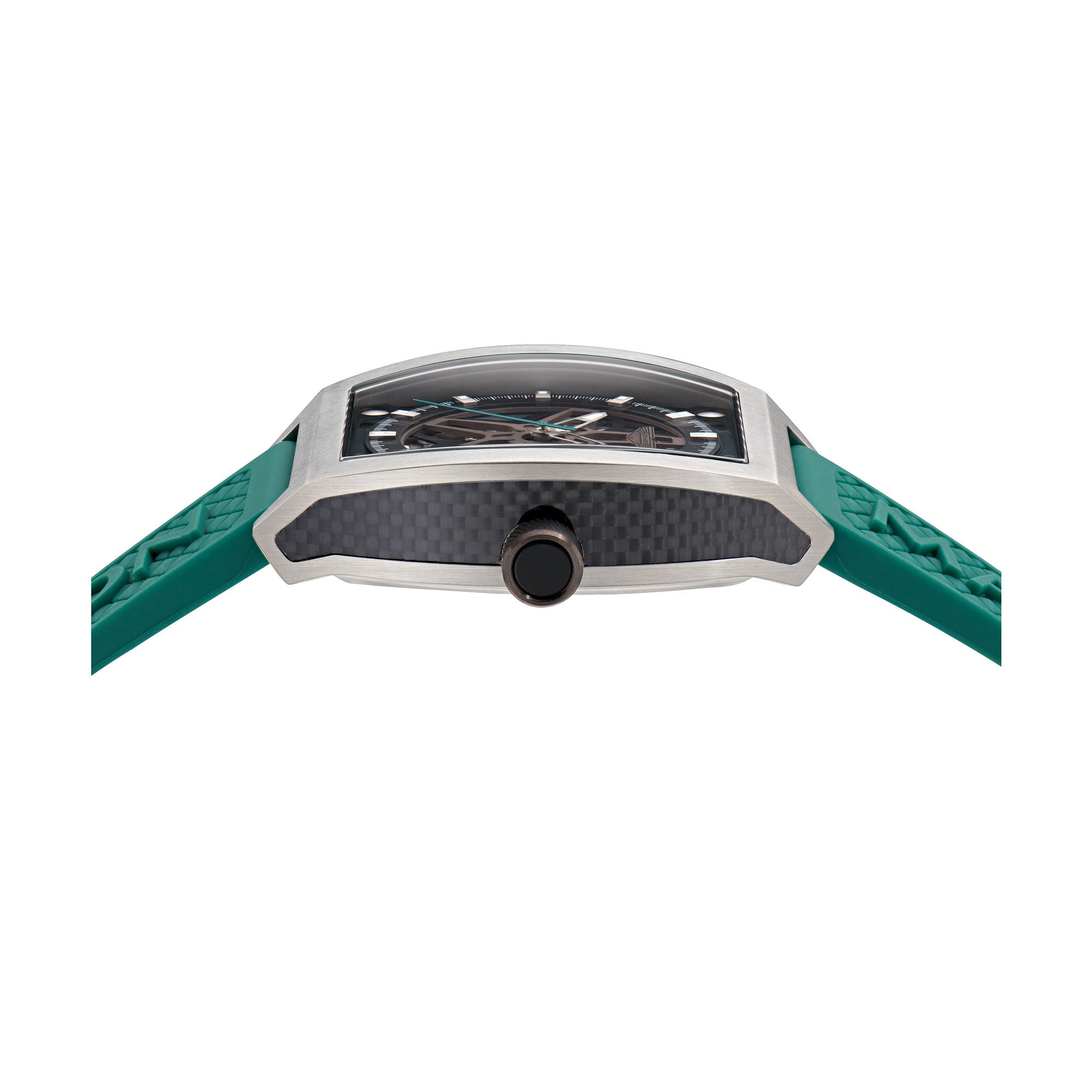 Aston Martin Gray Tonneau Dial Mechanical Automatic Men's Watch