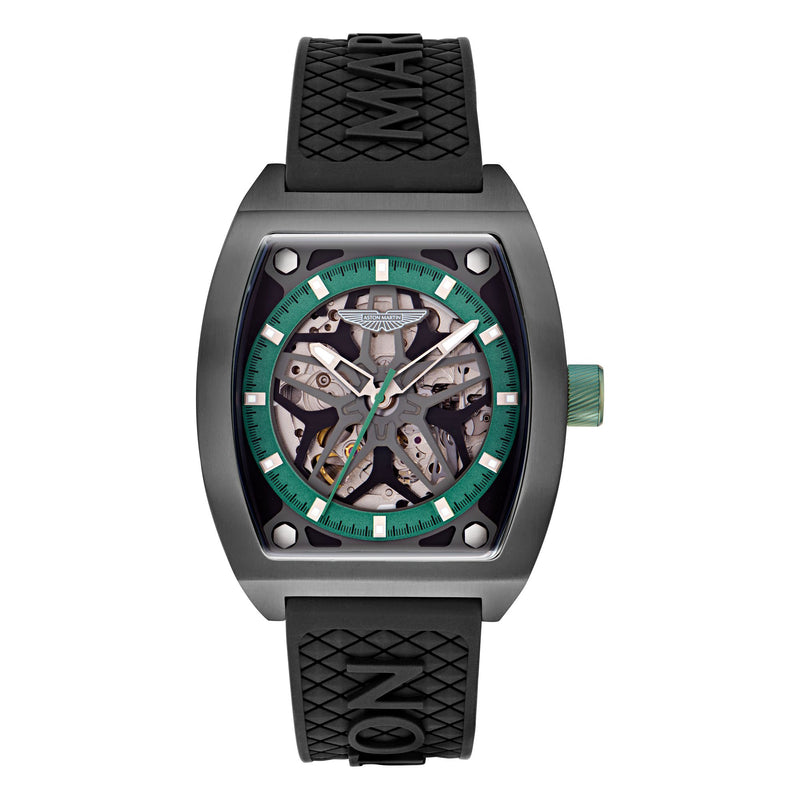 Aston Martin Gray Tonneau Dial Mechanical Automatic Men's Watch Watch Aston Martin