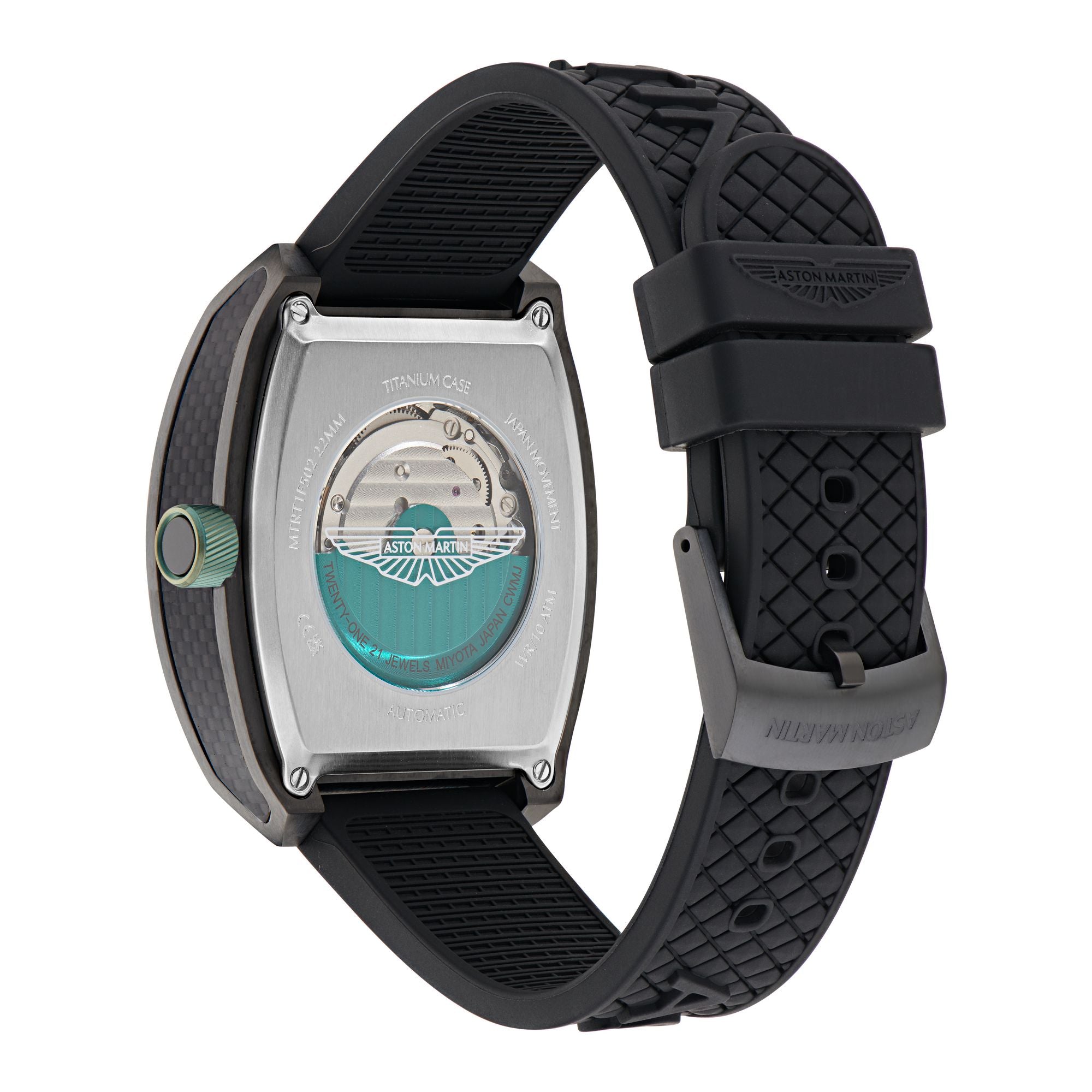 Aston Martin Gray Tonneau Dial Mechanical Automatic Men's Watch