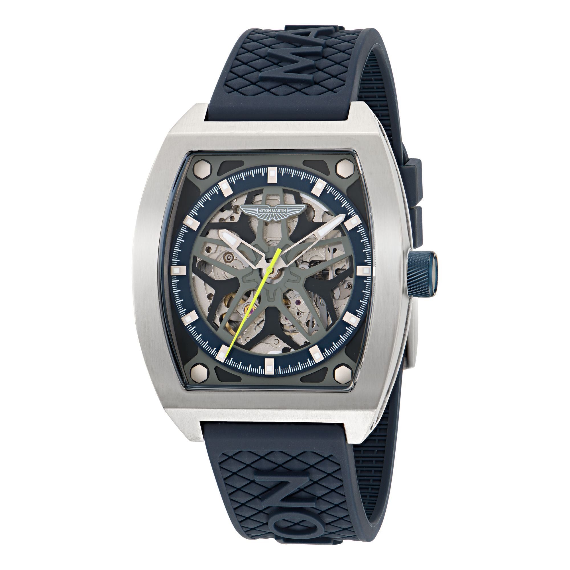 Aston Martin Gray Tonneau Dial Mechanical Automatic Men's Watch