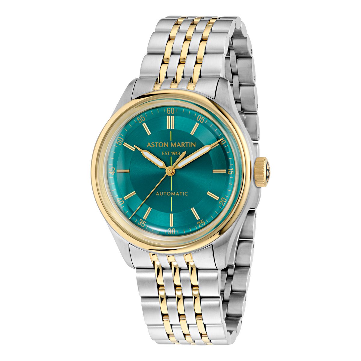 Aston Martin Round 39mm Green Dial Mechanical Automatic Men Watch - MTTS1S6013E