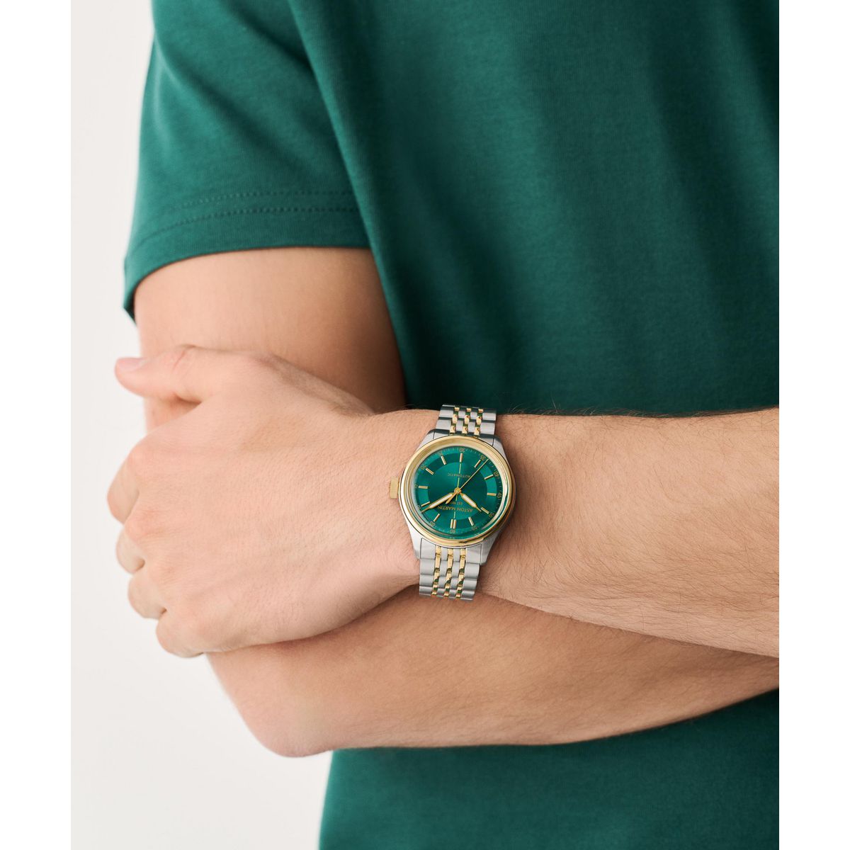 Aston Martin Round 39mm Green Dial Mechanical Automatic Men Watch - MTTS1S6013E Watch Aston Martin