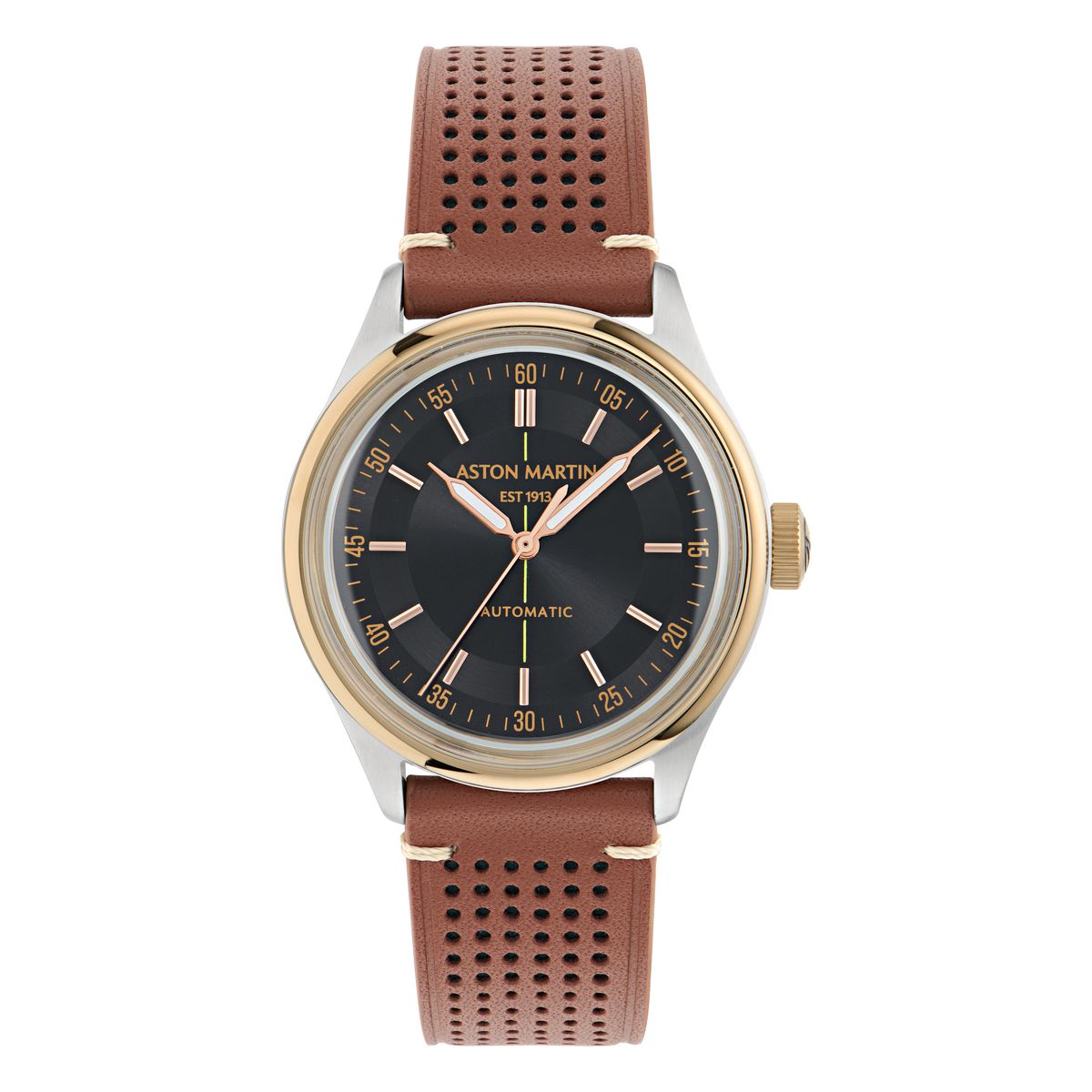 Aston Martin Round 39mm Black Dial Mechanical Automatic Men Watch - MTTS1S6043E Watch Aston Martin