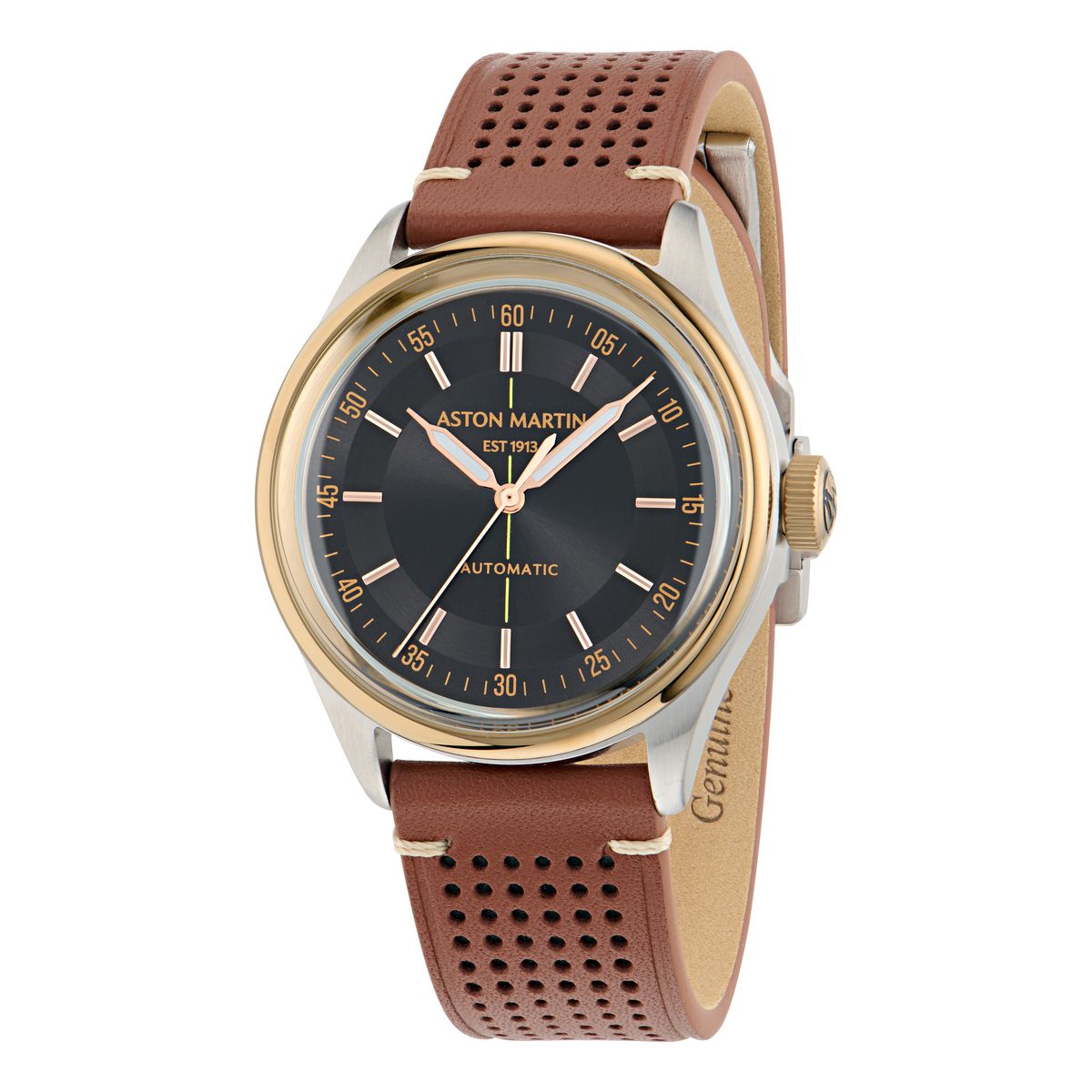 Aston Martin Round 39mm Black Dial Mechanical Automatic Men Watch - MTTS1S6043E Watch Aston Martin