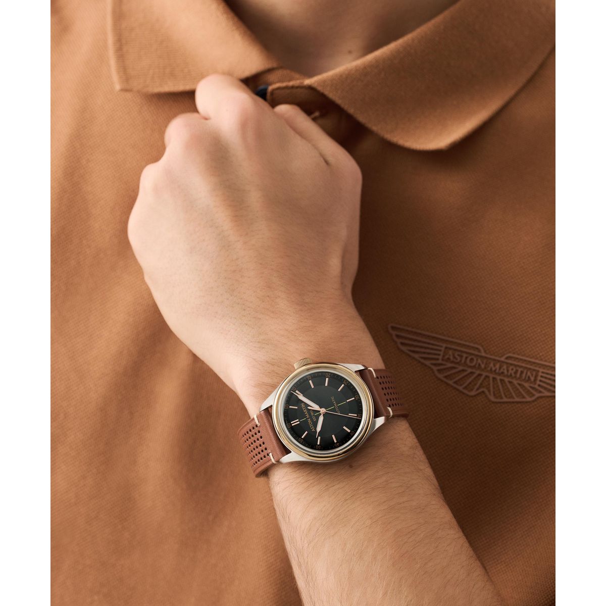 Aston Martin Round 39mm Black Dial Mechanical Automatic Men Watch - MTTS1S6043E Watch Aston Martin