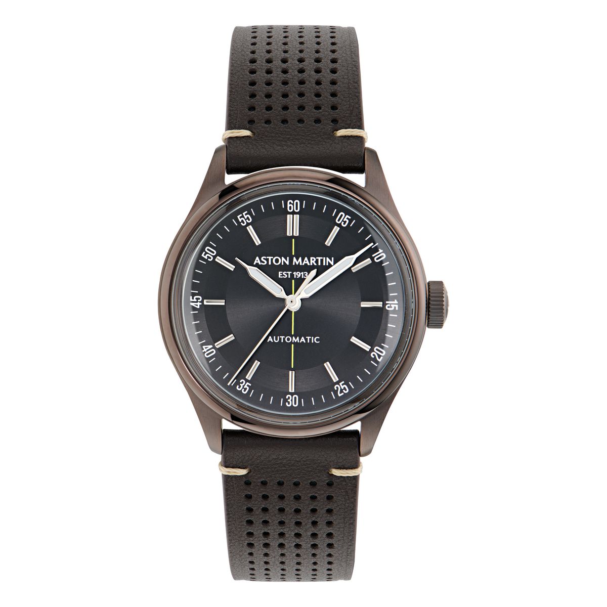 Aston Martin Round 39mm Black Dial Mechanical Automatic Men Watch - MTTS1S6063E