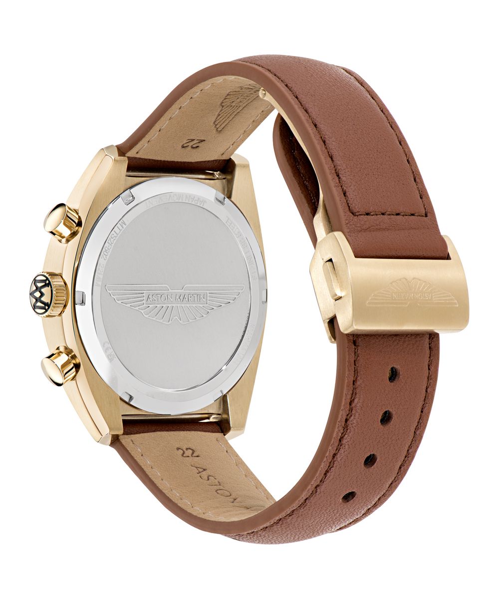 Aston Martin Silver Round Dial Analog Men's Watch Watch Aston Martin