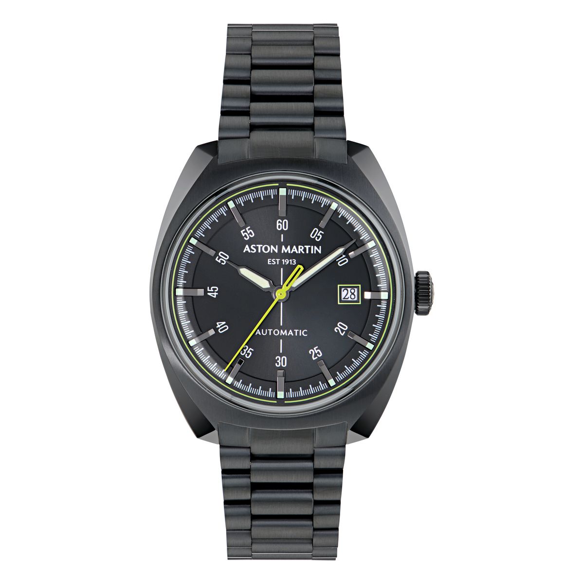 Aston Martin Round 41mm Black Dial Mechanical Automatic Men Watch - MTTS2S6013E Watch Aston Martin