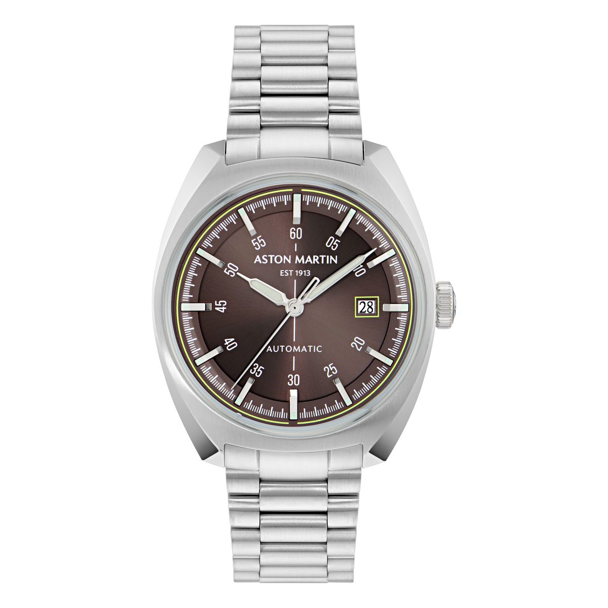 Aston Martin Round 41mm Brown Dial Mechanical Automatic Men Watch - MTTS2S6023E Watch Aston Martin