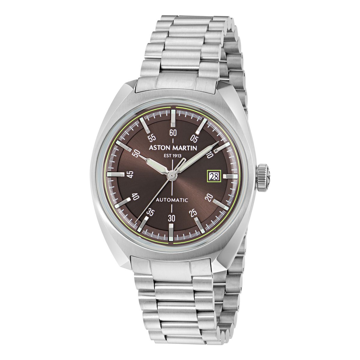 Aston Martin Round 41mm Brown Dial Mechanical Automatic Men Watch - MTTS2S6023E Watch Aston Martin