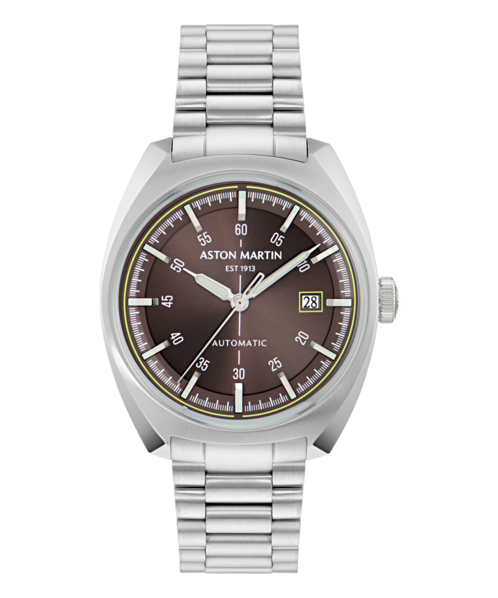 Aston Martin Round 41mm Brown Dial Mechanical Automatic Men Watch - MTTS2S6023E