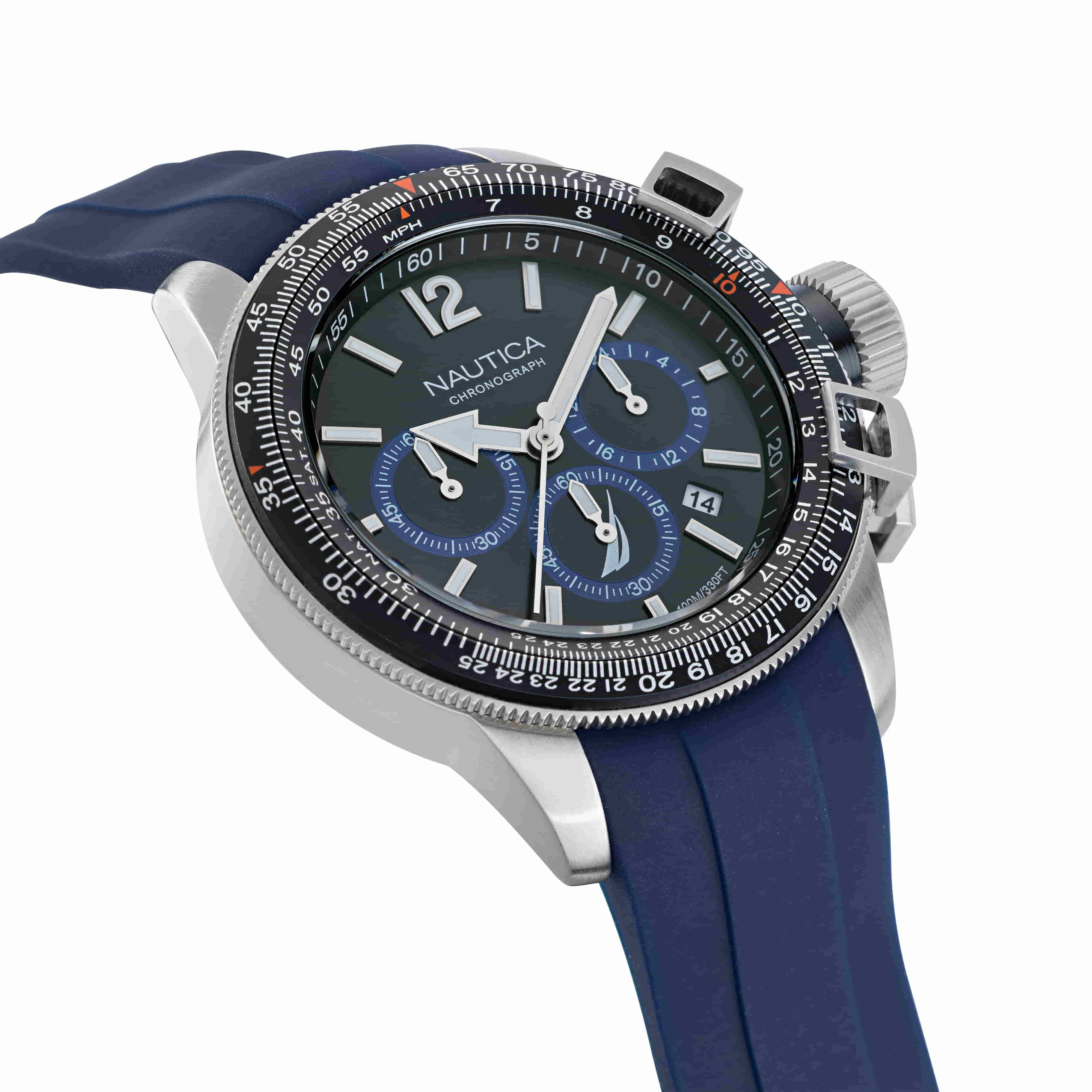 Nautica BFC Black Dial Round Case Quartz Analog Men Watch At JUST WATCHES