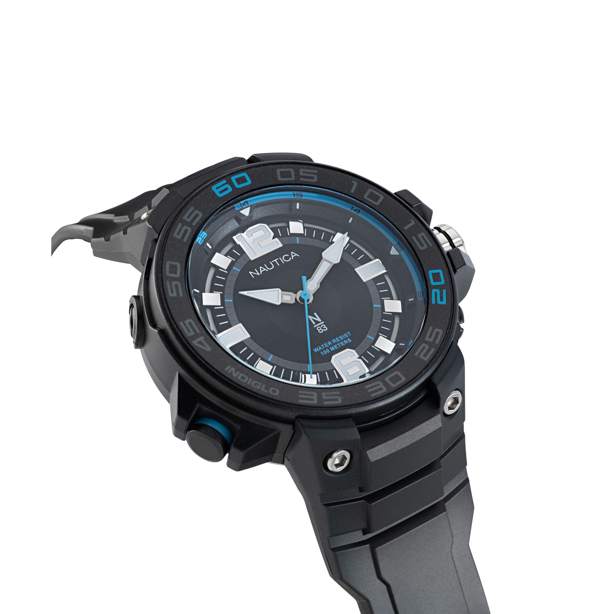 Nautica Coronado Bay Black Round Dial Quartz Analog Men Watch