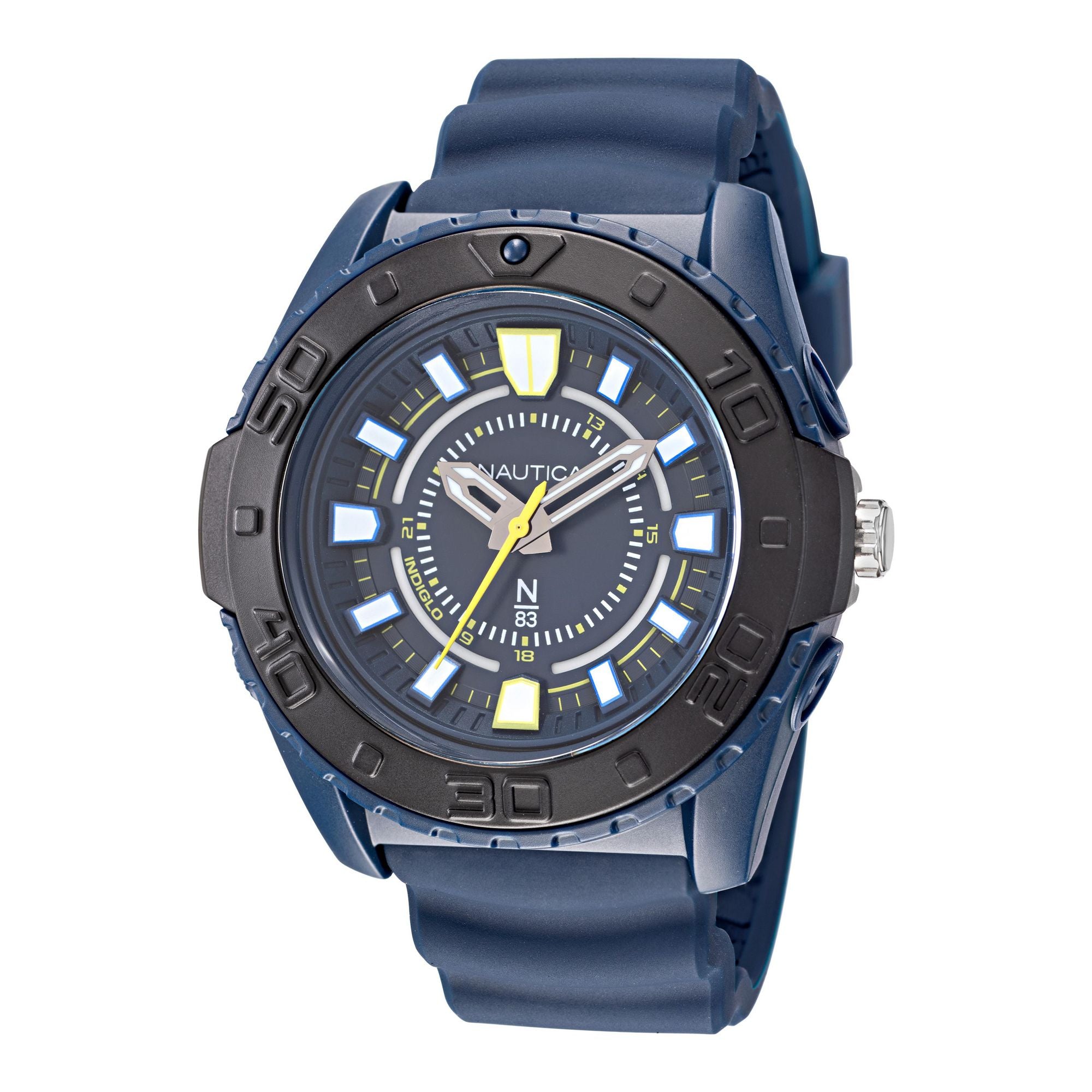 Nautica Coronado Bay Blue Round Dial Quartz Analog Men Watch