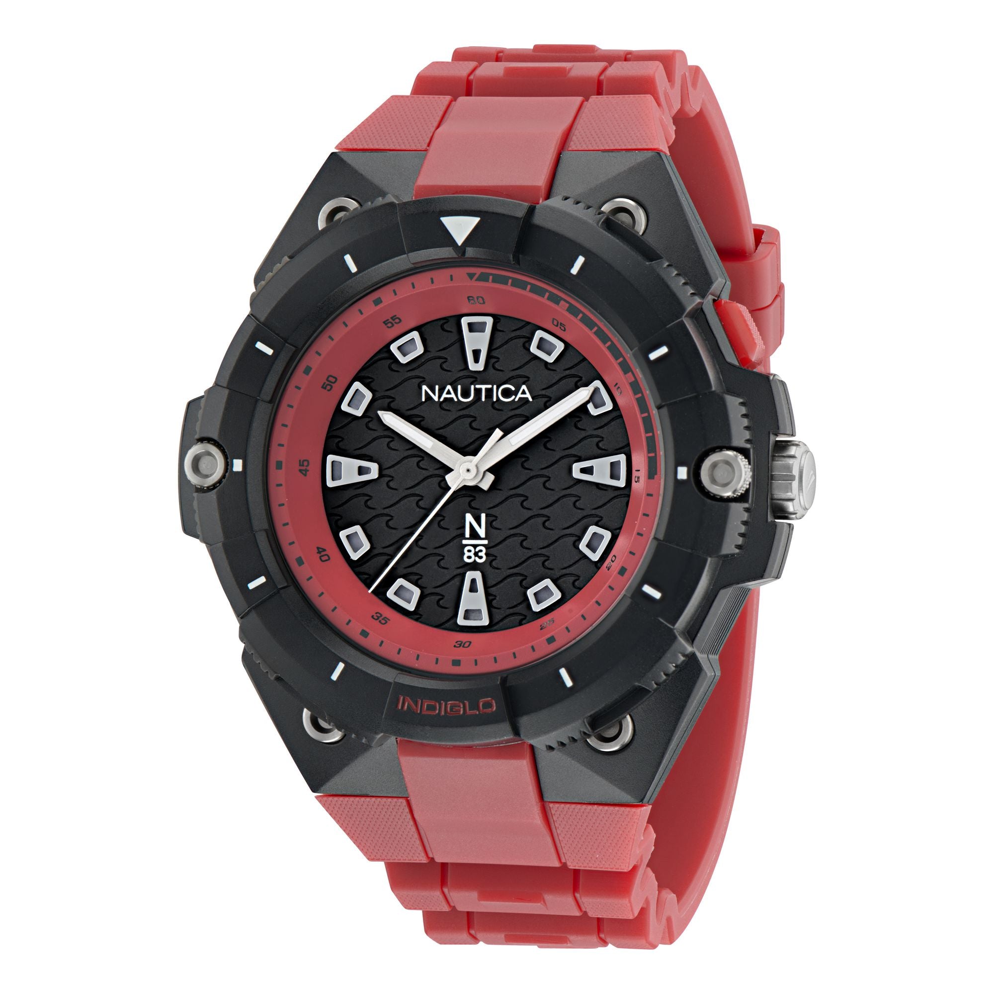Nautica Coronado Bay Black Round Dial Quartz Analog Men Watch