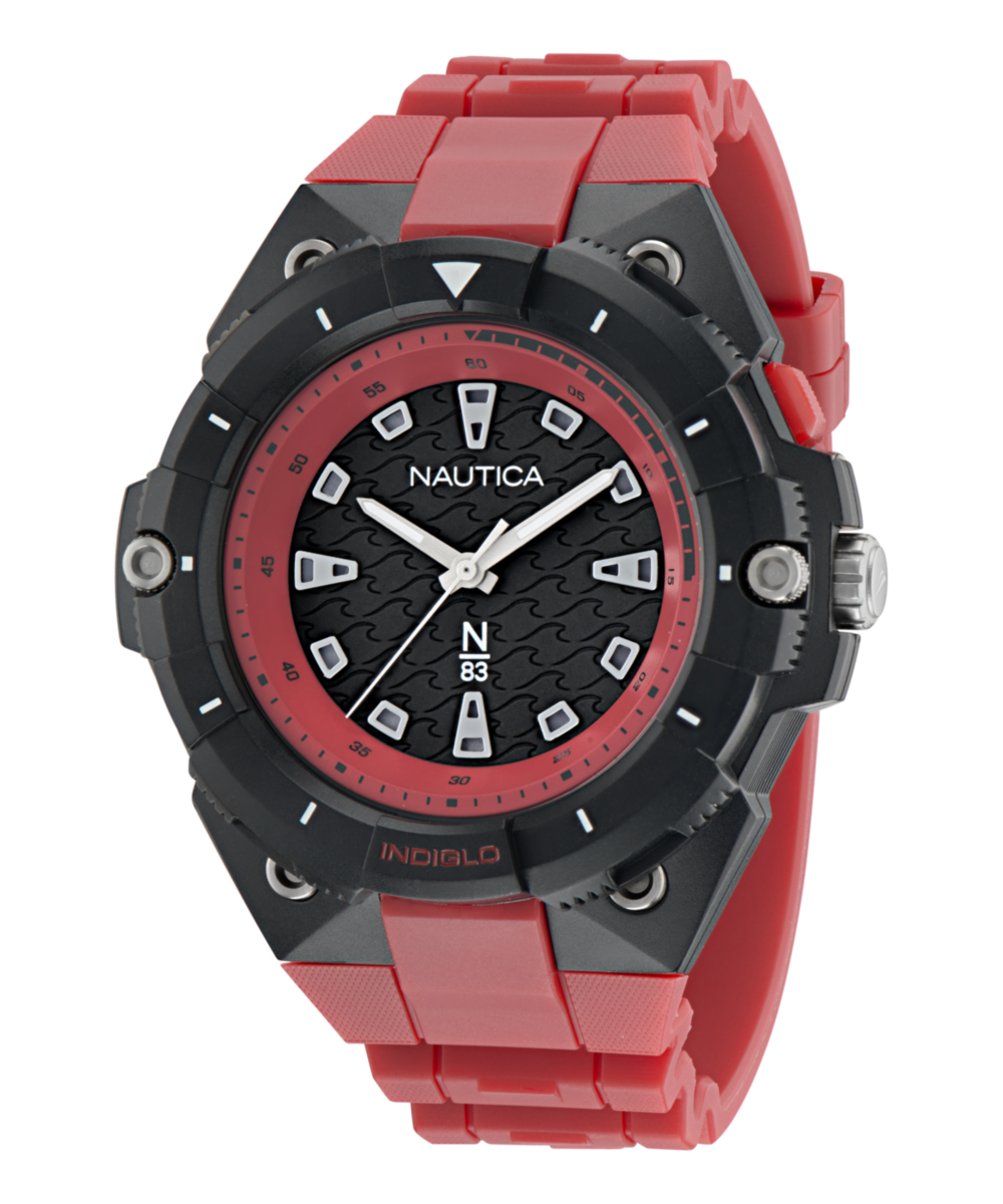 Nautica Coronado Bay Black Round Dial Quartz Analog Men Watch