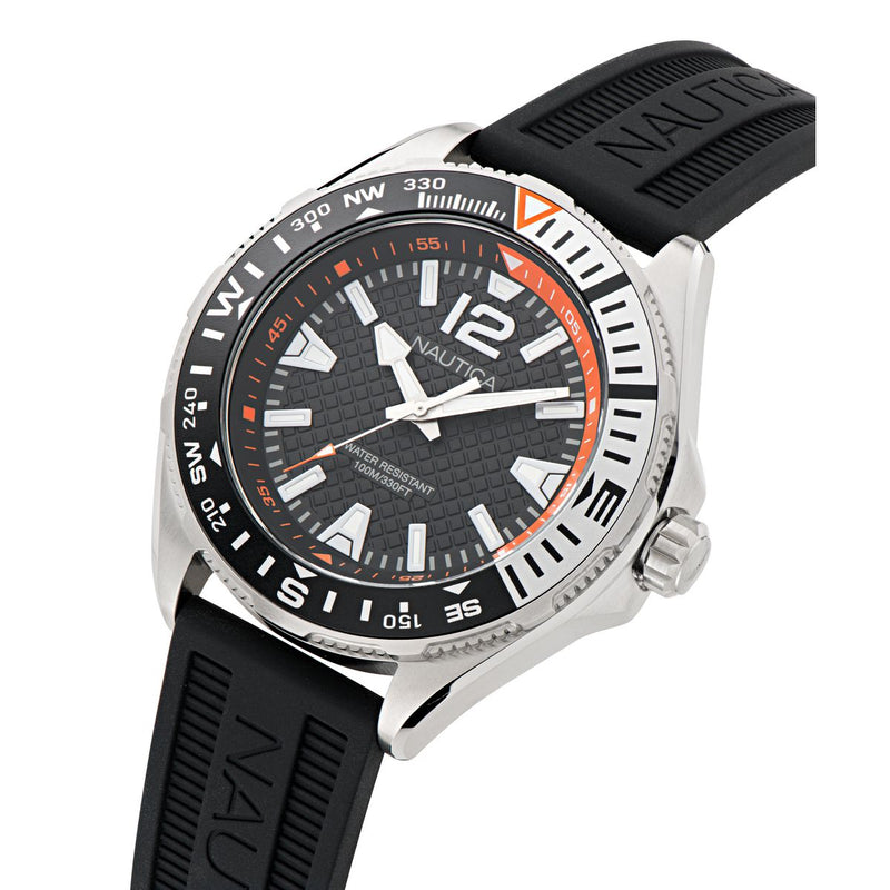 Nautica Clearwater Beach Stainless steel Round Dial Quartz Analog Men Watch Watch Nautica