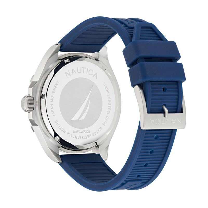 Nautica Clearwater Beach Stainless steel Round Dial Quartz Analog Men Watch Watch Nautica