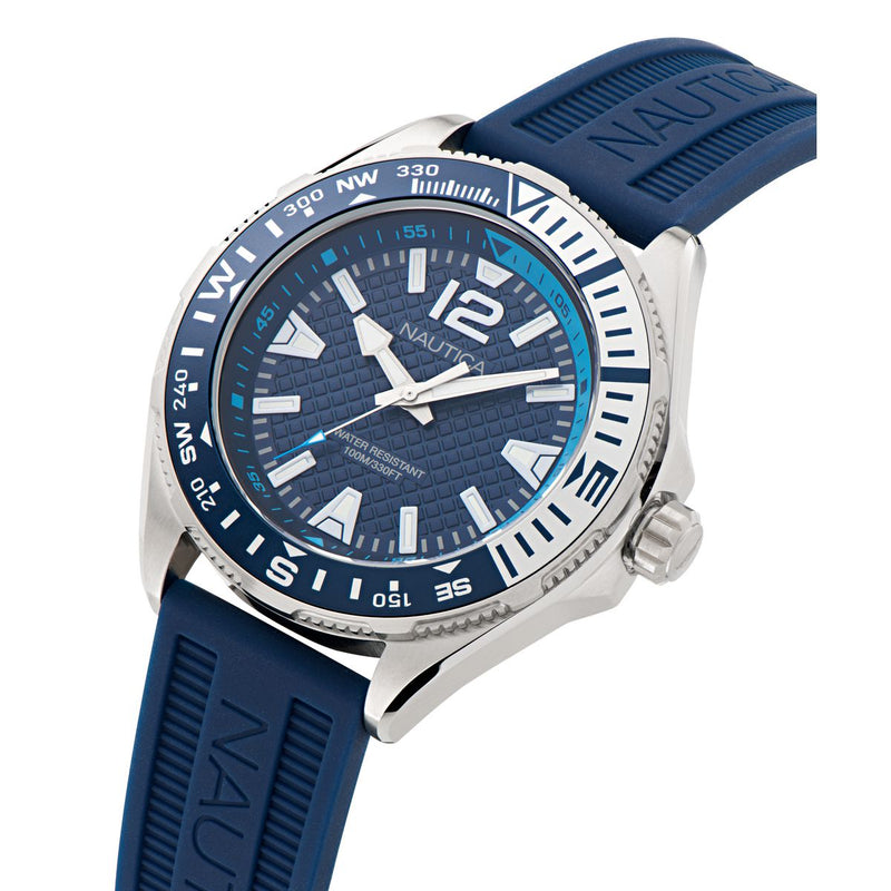 Nautica Clearwater Beach Stainless steel Round Dial Quartz Analog Men Watch Watch Nautica