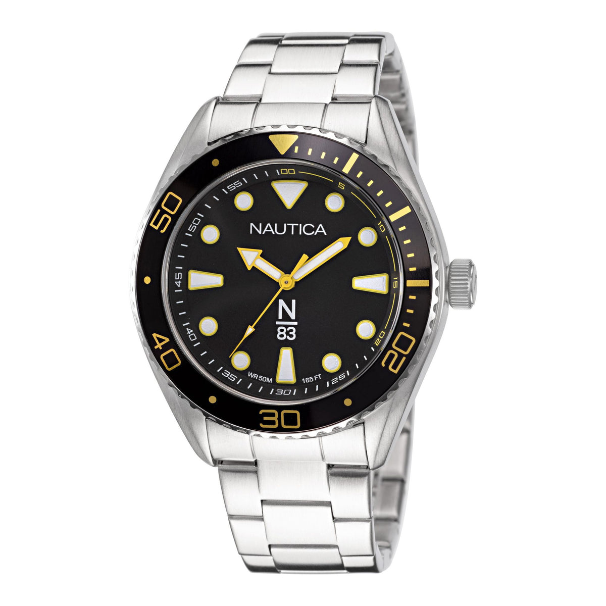 Nautica Finn Black Round Dial Quartz Analog Men Watch