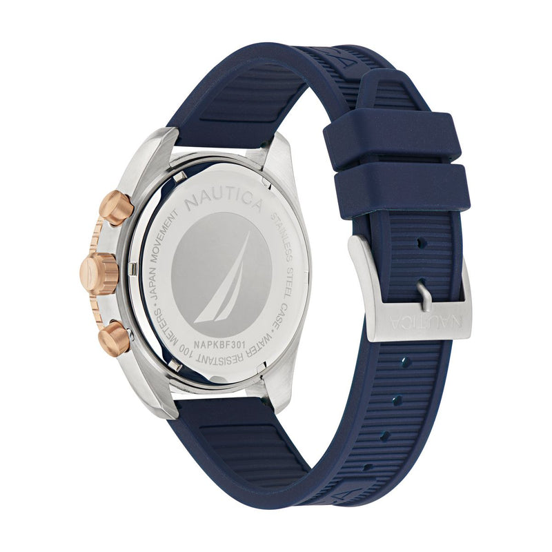 Nautica Key Biscane Stainless steel Round Dial Quartz Analog Men Watch Watch Nautica