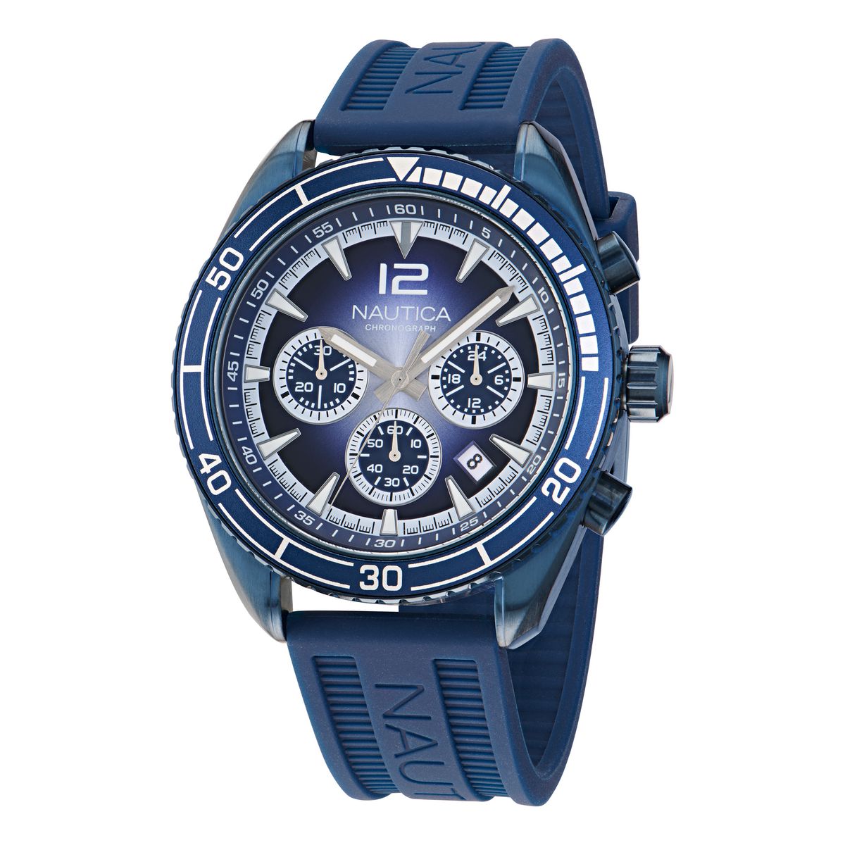 Nautica Key Biscane Blue Round Dial Quartz Analog Men Watch