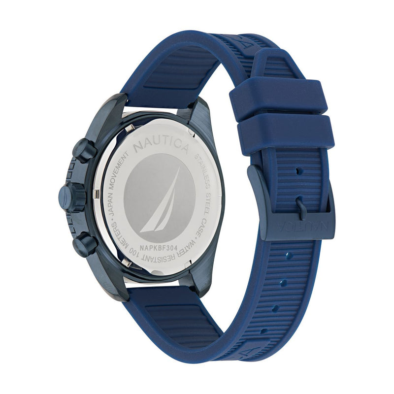 Nautica Key Biscane Blue Round Dial Quartz Analog Men Watch Watch Nautica