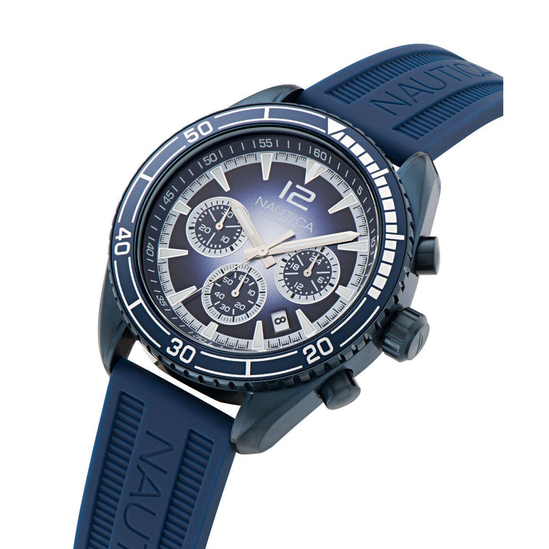 Nautica Key Biscane Blue Round Dial Quartz Analog Men Watch Watch Nautica