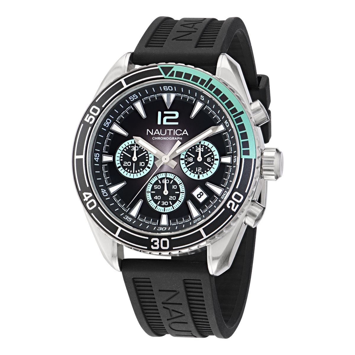 Nautica Key Biscane Stainless steel Round Dial Quartz Analog Men Watch