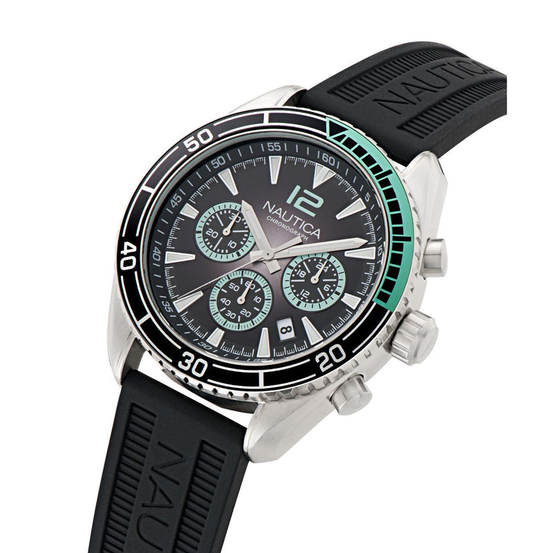Nautica Key Biscane Stainless steel Round Dial Quartz Analog Men Watch Watch Nautica