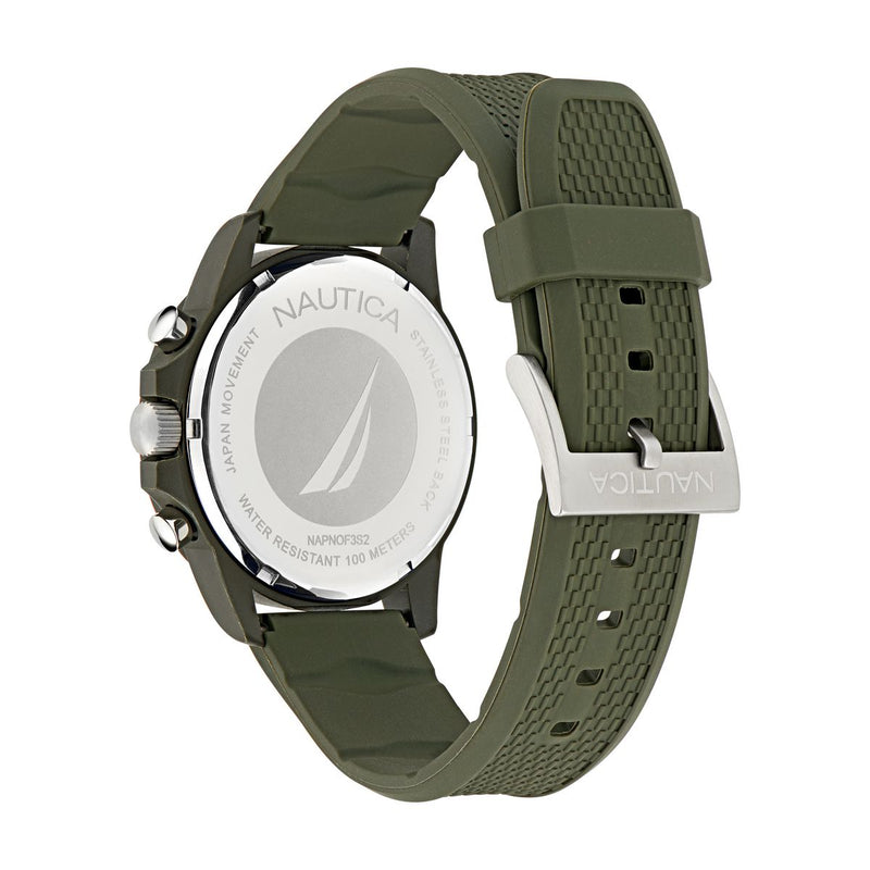 Nautica One Green Round Dial Quartz Analog Men Watch Watch Nautica