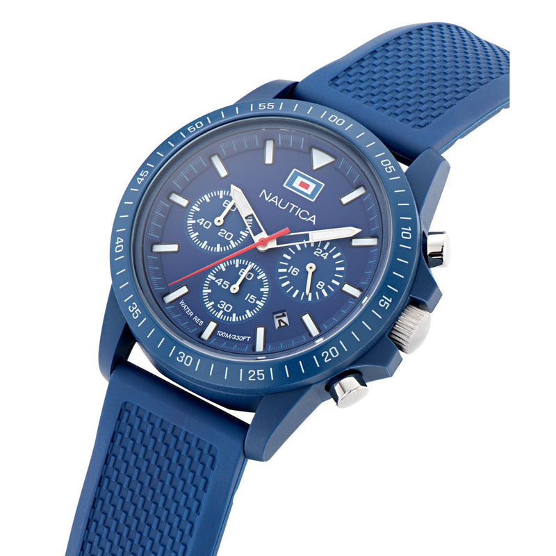 Nautica One Blue Round Dial Quartz Analog Men Watch Watch Nautica
