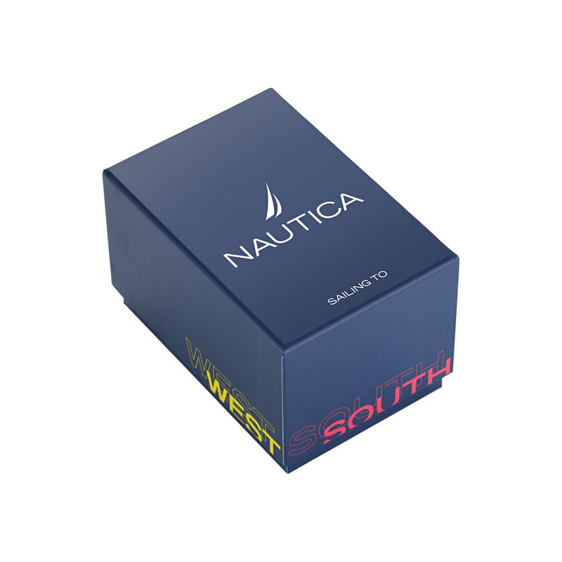 Nautica One Blue Round Dial Quartz Analog Men Watch Watch Nautica