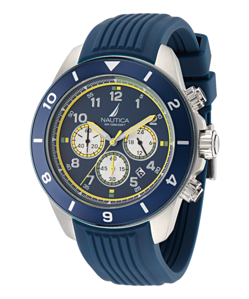 Nautica One Blue Round Dial Quartz Analog Men Watch Watch Nautica
